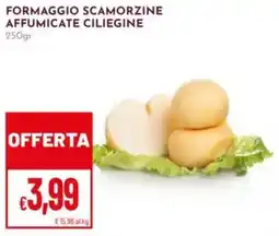 Pan Formaggio scamorzine affumicate ciliegine offerta