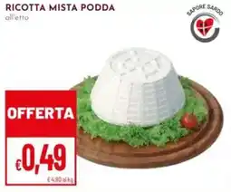Pan Ricotta mista podda offerta