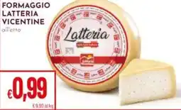 Pan Formaggio latteria vicentine offerta