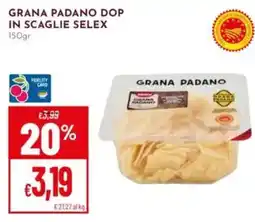 Pan Grana padano dop in scaglie SELEX offerta