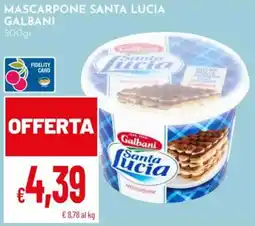 Pan Mascarpone santa lucia GALBANI offerta