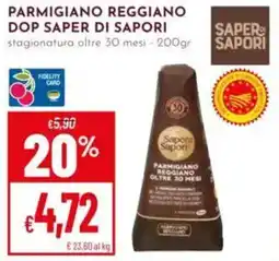 Pan Parmigiano reggiano dop SAPER DI SAPORI offerta