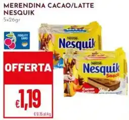 Pan Merendina cacao/latte NESQUIK offerta