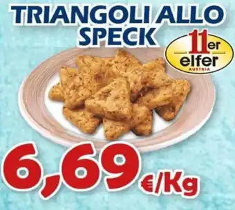 Mercogel Triangoli allo speck offerta