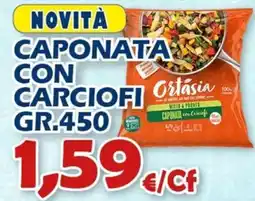 Mercogel Caponata con carciofi offerta