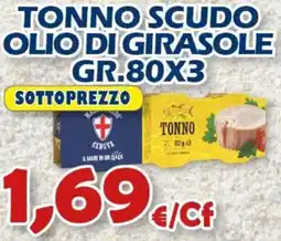 Mercogel Tonno scudo olio di girasole offerta