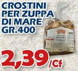 Mercogel Crostini per zuppa di mare offerta