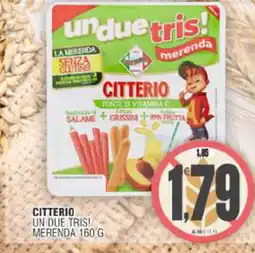 Vicino a te supermercati Citterio un due tris! merenda offerta