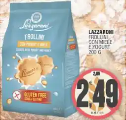Vicino a te supermercati Lazzaroni frollini con miele e yogurt offerta