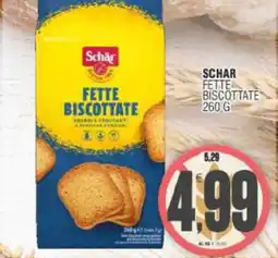 Vicino a te supermercati Schar fette biscottate offerta