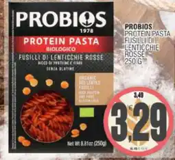 Vicino a te supermercati Probios protein pasta fusilli di lenticchie rosse offerta