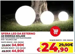 Conforama Sfera LED da esterno offerta