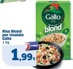 Sigma Riso Blond per insalate Gallo offerta