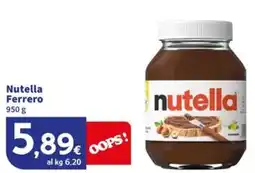 Sigma Nutella Ferrero offerta