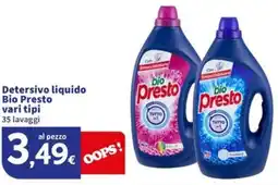 Sigma Detersivo liquido Bio Presto offerta