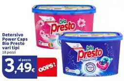 Sigma Detersivo Power Caps Bio Presto offerta