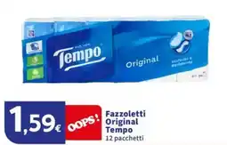 Sigma Fazzoletti Original Tempo offerta