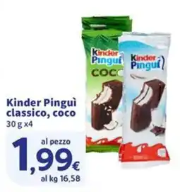 Sigma Kinder Pinguì classico, coco offerta