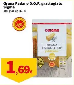 Sigma Grana Padano D.O.P. grattugiato Sigma offerta
