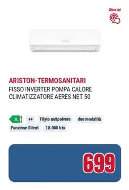 Trony Ariston-termosanitari fisso inverter pompa calore climatizzatore aeres net 50 offerta