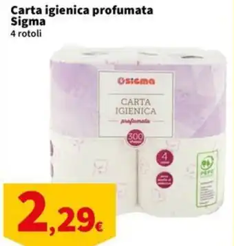 Sigma Carta igienica profumata Sigma offerta