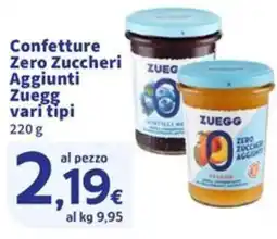 Sigma Confetture Zero Zuccheri Aggiunti Zuegg offerta