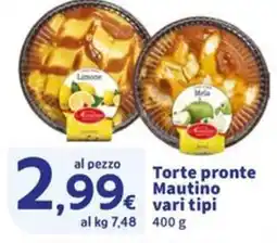 Sigma Torte pronte Mautino offerta