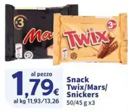Sigma Snack Twix/Mars/ Snickers offerta