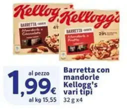 Sigma Barretta con mandorle Kellogg's offerta