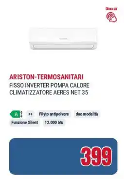 Trony Ariston-termosanitari fisso inverter pompa calore climatizzatore aeres net 35 offerta