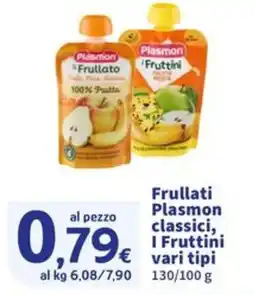 Sigma Frullati Plasmon classici, I Fruttini offerta