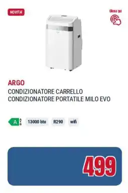 Trony Argo condizionatore carrello condizionatore portatile milo evo offerta