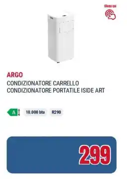 Trony Argo condizionatore carrello condizionatore portatile iside art offerta