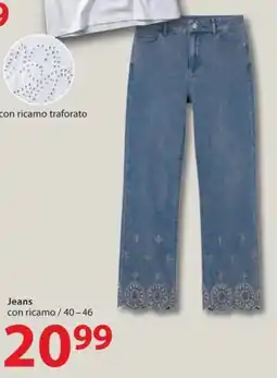 NKD Jeans con ricamo offerta