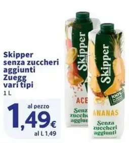 Sigma Skipper senza zuccheri aggiunti Zuegg offerta