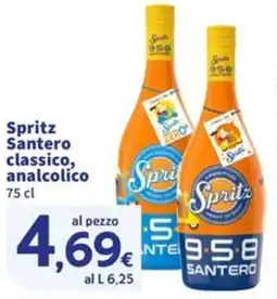 Sigma Spritz Santero classico, analcolico offerta