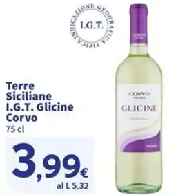 Sigma Terre Siciliane I.G.T. Glicine Corvo offerta