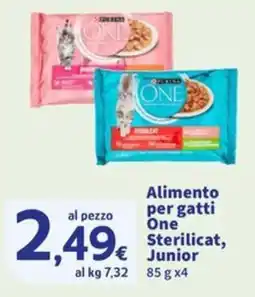 Sigma Alimento per gatti One Sterilicat, Junior offerta