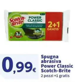 Sigma Spugna abrasiva Power Classic Scotch-Brite offerta