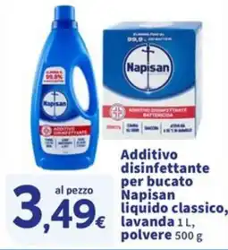 Sigma Additivo disinfettante per bucato Napisan offerta
