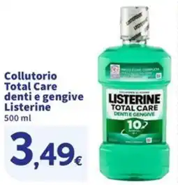 Sigma Collutorio Total Care denti e gengive Listerine offerta