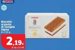 Sigma Biscotto al gusto di vaniglia Sigma offerta