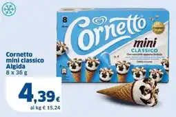 Sigma Cornetto mini classico Algida offerta