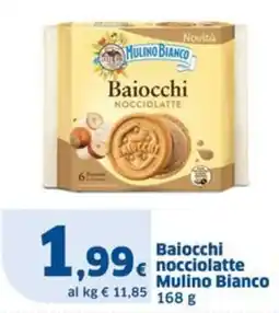 Sigma Baiocchi nocciolatte Mulino Bianco offerta