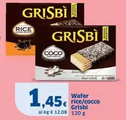 Sigma Wafer rice/cocco Grisbi offerta