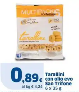 Sigma Tarallini con olio evo San Trifone offerta