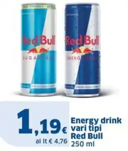 Sigma Energy drink Red Bull offerta