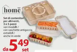 NKD Set di contenitori per alimenti offerta