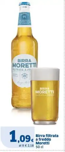 Sigma Birra filtrata a freddo Moretti offerta