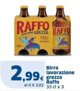 Sigma Birra lavorazione grezza Raffo offerta